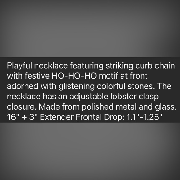 Betsey Johnson ‘Ice Queen’ HoHoHo Necklace/Earrings NWT! - Picture 9 of 15